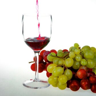 Set verres incassables verre &agrave; vin, verre sur pied, clair transparent, 6 pi&egrave;ces, 20cl