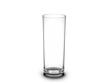 Onbreekbaar glas, hoog Long drink glas, helder, transparant, 1 stuk, 33cl