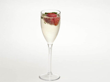 Set verres &agrave; Champagne (flute 15) incassables transparent clair, set 6 pi&egrave;ces, 15cl gradu&eacute; 13cl