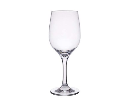 Set onbreekbare wijnglazen op voet PREMIUM, helder, transparant, 6 stuks, 28cl