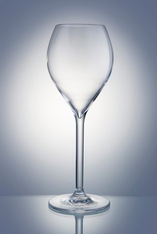 Verre à champagne ou vin incassable PREMIUM, verre sur pied, clair transparent, 1 pièce, 27.5cl