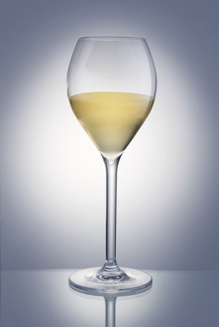 Verre à champagne ou vin incassable PREMIUM, verre sur pied, clair transparent, 1 pièce, 27.5cl