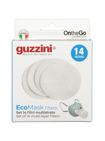 Filters voor de mondmasker Guzzini met filter ECO MASK (pak van 14 filters,zonder masker)