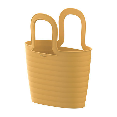 panier recyclé ocre