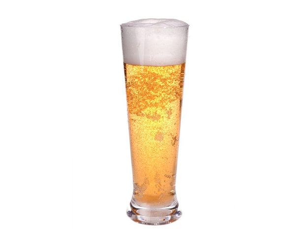 Onbreekbaar bierglas hoog, helder, transparant, 1 stuk, 33cl