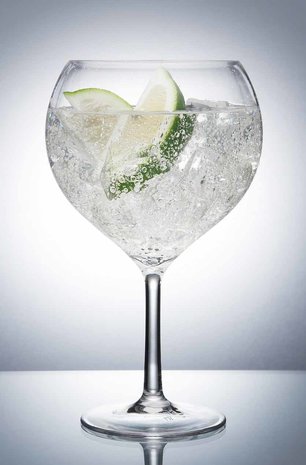 Set verres à Gin incassables PREMIUM, transparent, set 4 pièces, 70cl