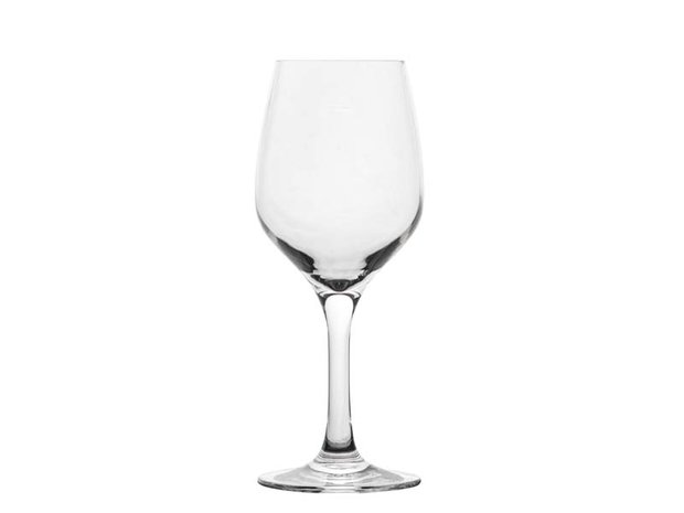 Set onbreekbare wijnglazen op voet PREMIUM, helder, transparant, 6 stuks, 38cl
