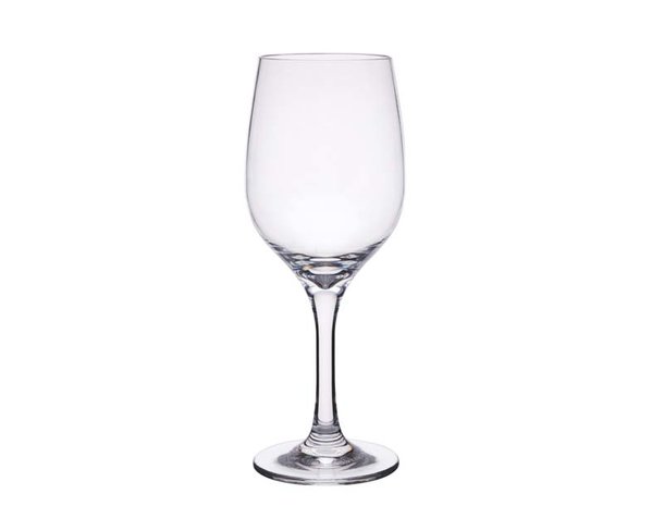 Set onbreekbare wijnglazen op voet PREMIUM, helder, transparant, 6 stuks, 28cl