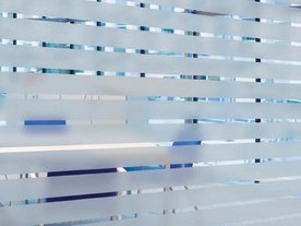  Melkglasfolie elektrostatisch premium Vol MDSTAT 4 stroken (4x breedte 7cm of 10cm x lengte 120cm)